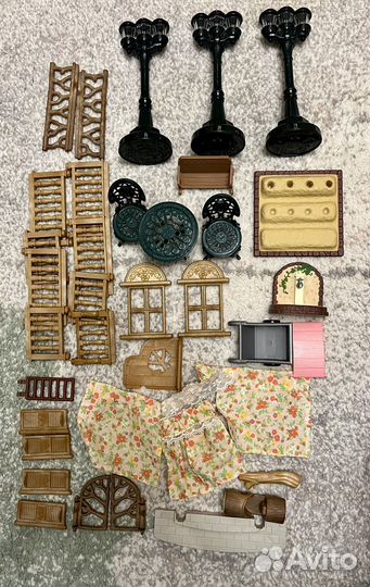 Огромный набор Sylvanian Families оригинал