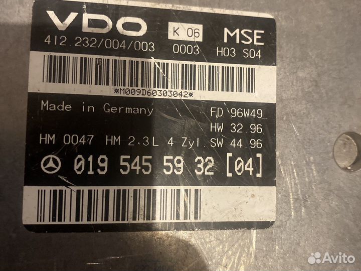 Эбу 111 мотор Мерседес 210