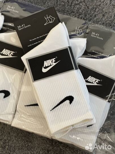 Носки Nike женские белые
