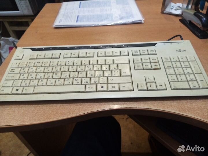 Клавиатура Fujitsu-Siemens Keyboard KB520 White US