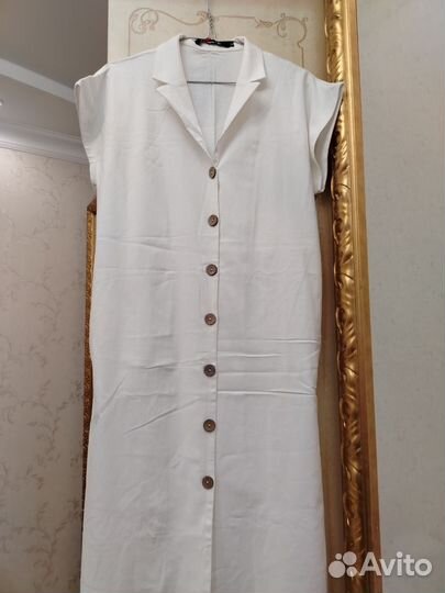 Платье льняное