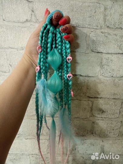 Афрорезинка, лула, украшение для волос