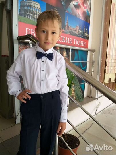 Рубашки школьные 140,146,152