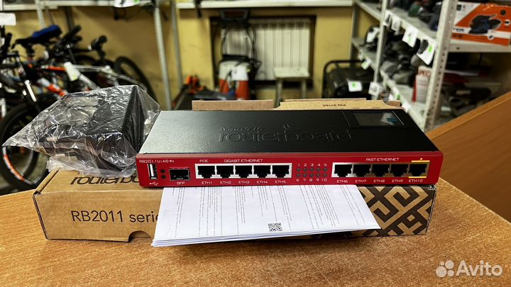 Маршрутизатор mikro tik routerboard rb2011uias-in