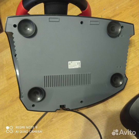 Игровой руль с педалями и коробкой передач