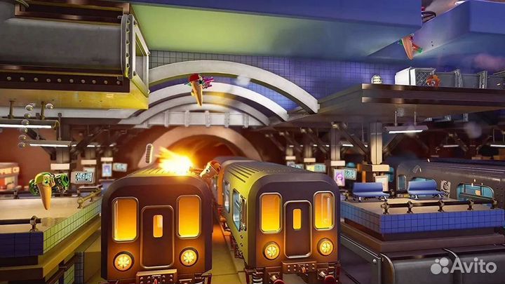 Worms Rumble. Fully Loaded Edition PS4, русские су