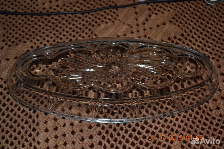 Салатник, конфетница, селёдочницы, стекло СССР