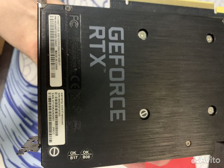 Видеокарта rtx 3060 ti palit dual v1