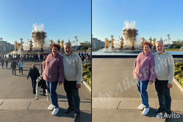 Профессиональная обработка и реставрация фото