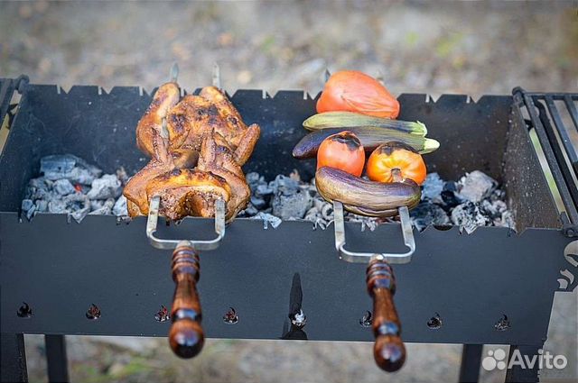 Двойной шампур для курицы