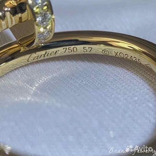 Кольцо гвоздь Cartier Juste Un Clou 0.123ct