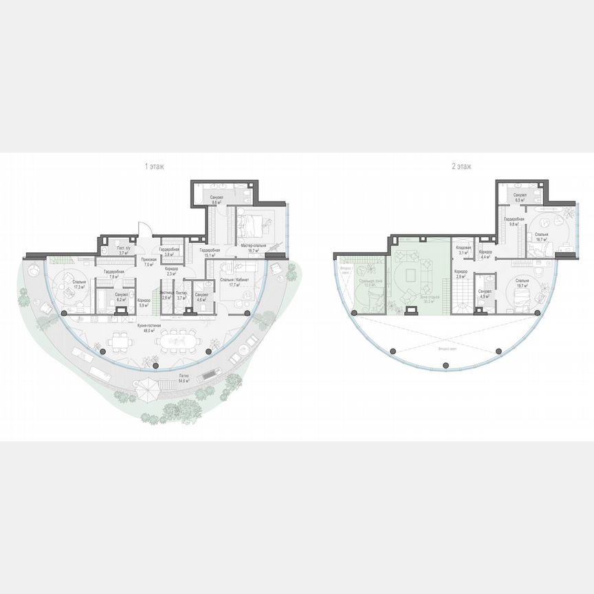 5-к. квартира, 240 м², 1/10 эт.