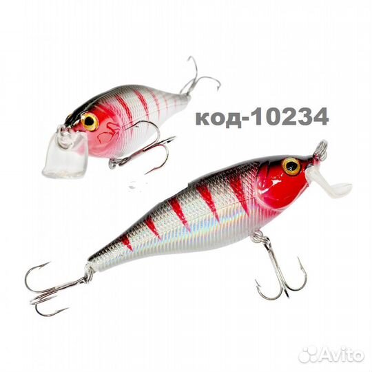 Воблер дл70 мм,8 гр.,0-1,2 м AMA-fish tactic shad