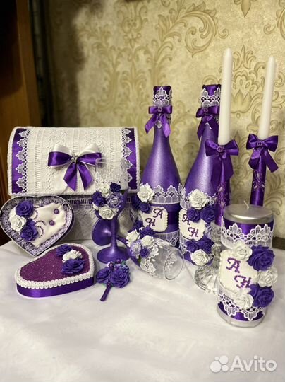 Свадебные аксессуары на стол