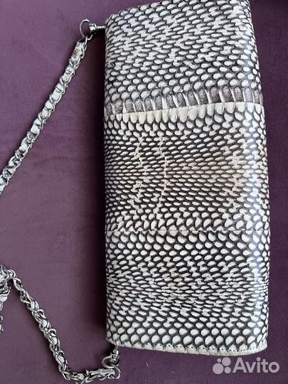 Клатч натуральная кожа