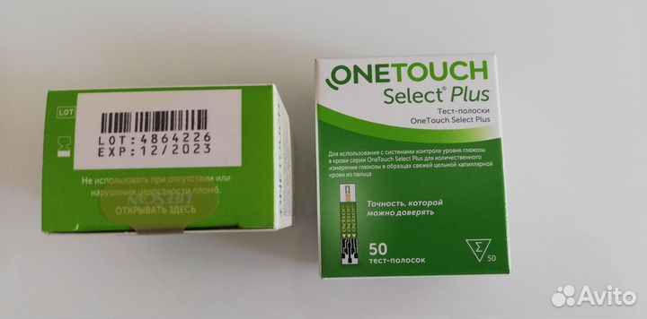 Тест полоски One Touch Select Plus