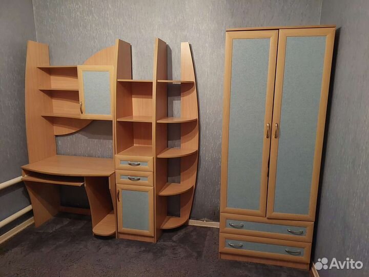 Компьютерный стол и шкаф юнга
