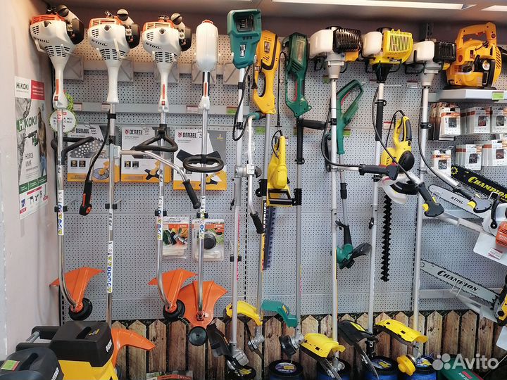 Тримеры мотокоссы газонокосилки-выбор есть