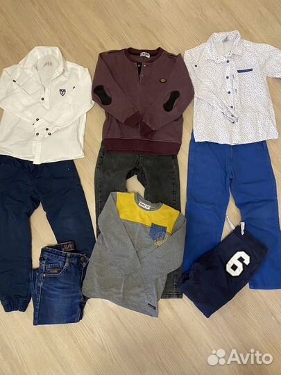 Комплект одежды на мальчика 116 отдам пакетом