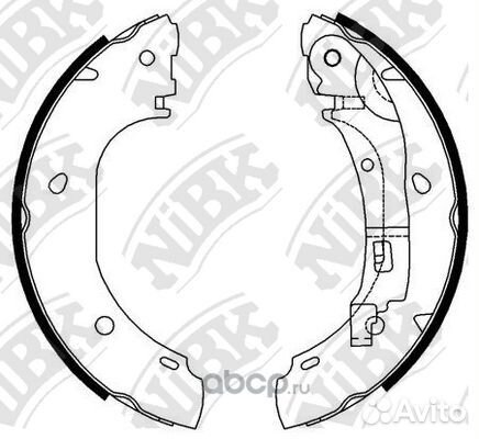 Колодки тормозные барабанные