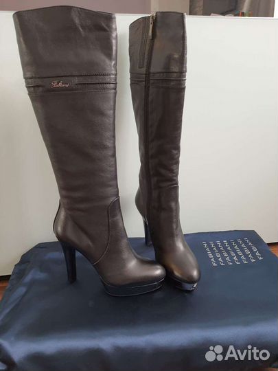 Сапоги 38.5 зимние fabiani