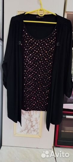 Красивая вечерняя блузка 52/54