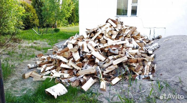 Дрова колотые Береза