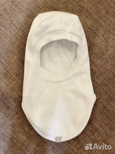 Шлем хлопковый белый