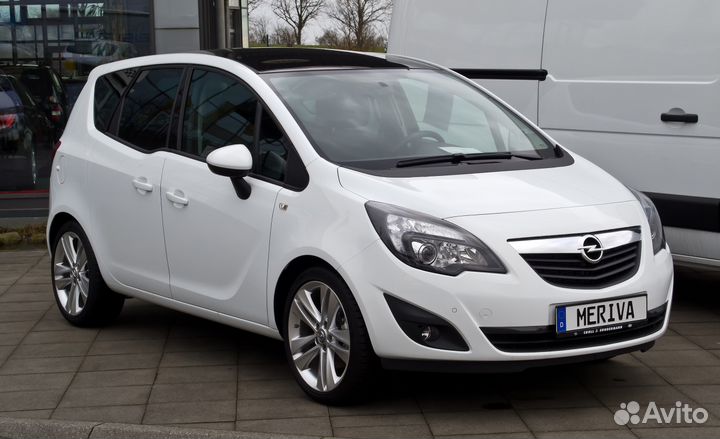 Чехлы экокожа на Opel Meriva c 2011 г. в