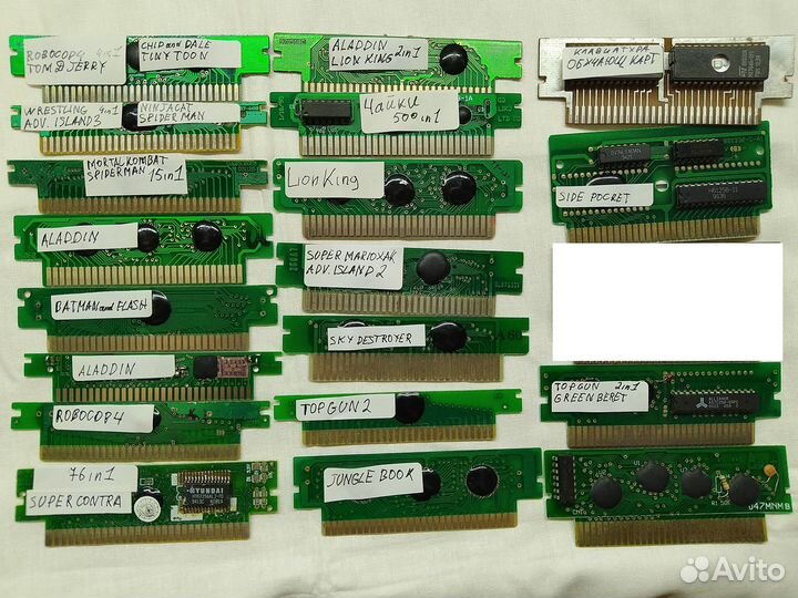 Dendy платки 90-ых с топ играми чайки