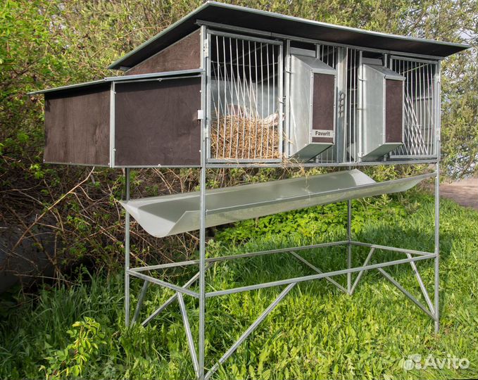 Крольчатник с маточником