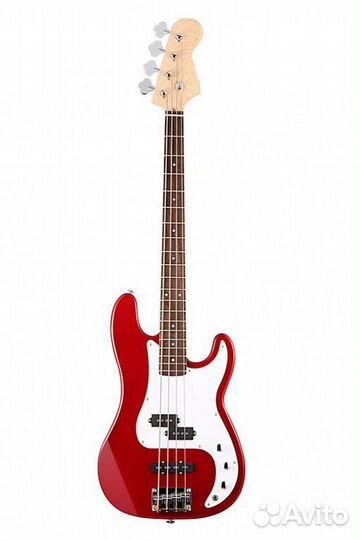 Бас-гитара (новая) с тёплым чехлом и аксессуарами