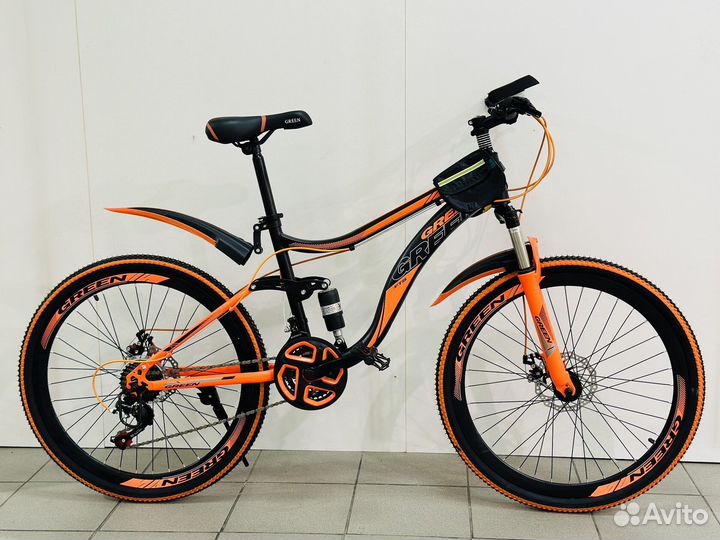 Велосипед 26 колеса Green Damper 2023