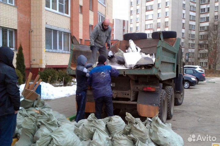 Бригада разнорабочих подсобники