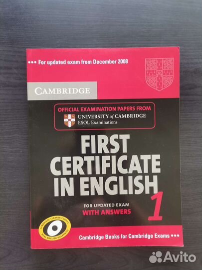Cambridge First Certificate in English 1