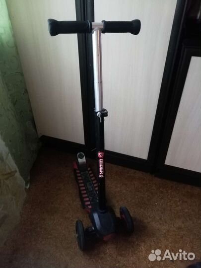 Самокат детский трехколесный бу