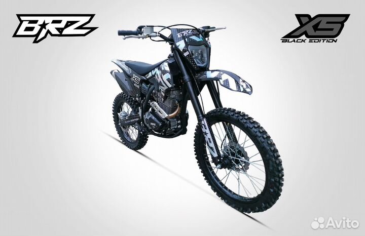 Мотоцикл кроссовый BRZ X5M Black Edition