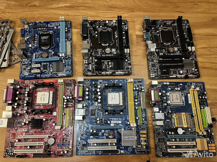 Материнская плата Intel AMD 1150 1155 775 AM3 AM2