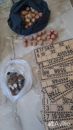 Винтаж игра лото настольная