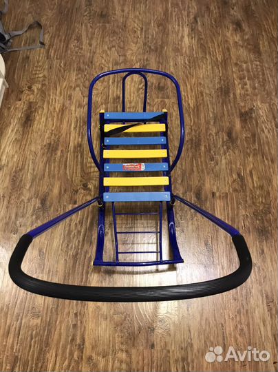 Детские сани с колесами