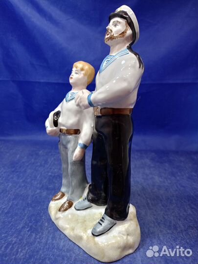 Фарфоровая статуэтка моряк Капитан юнга матросы