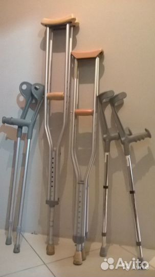 Костыли Алюминиевые Облегчённые. Прокат. Продажа