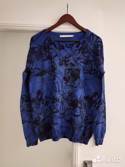 And other stories джемпер свитер синий хлопок р.М