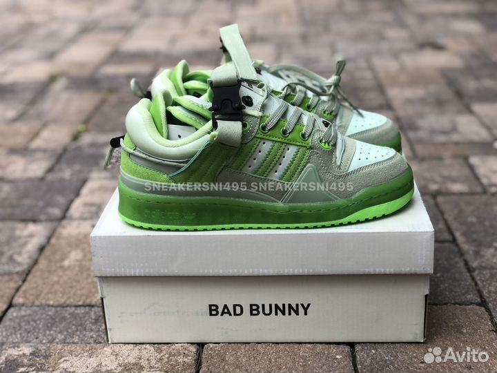 Кроссовки Adidas Forum Low Bad Bunny Green