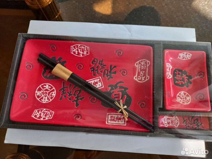 Набор для суши новый,фаянс