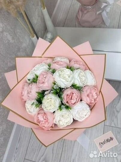 Пионы цветы мыльные