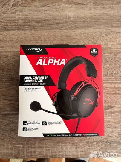 Проводная гарнитура HyperX Cloud Alpha