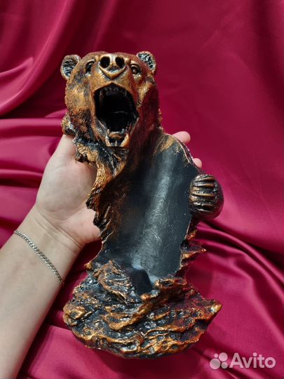 Подставка под бутылку медведь