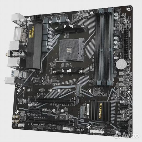 Материнская плата gigabyte (B550M DS3H AC)