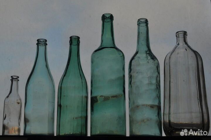 Бутылки для вина, самогона, СССР, бутыль четверть